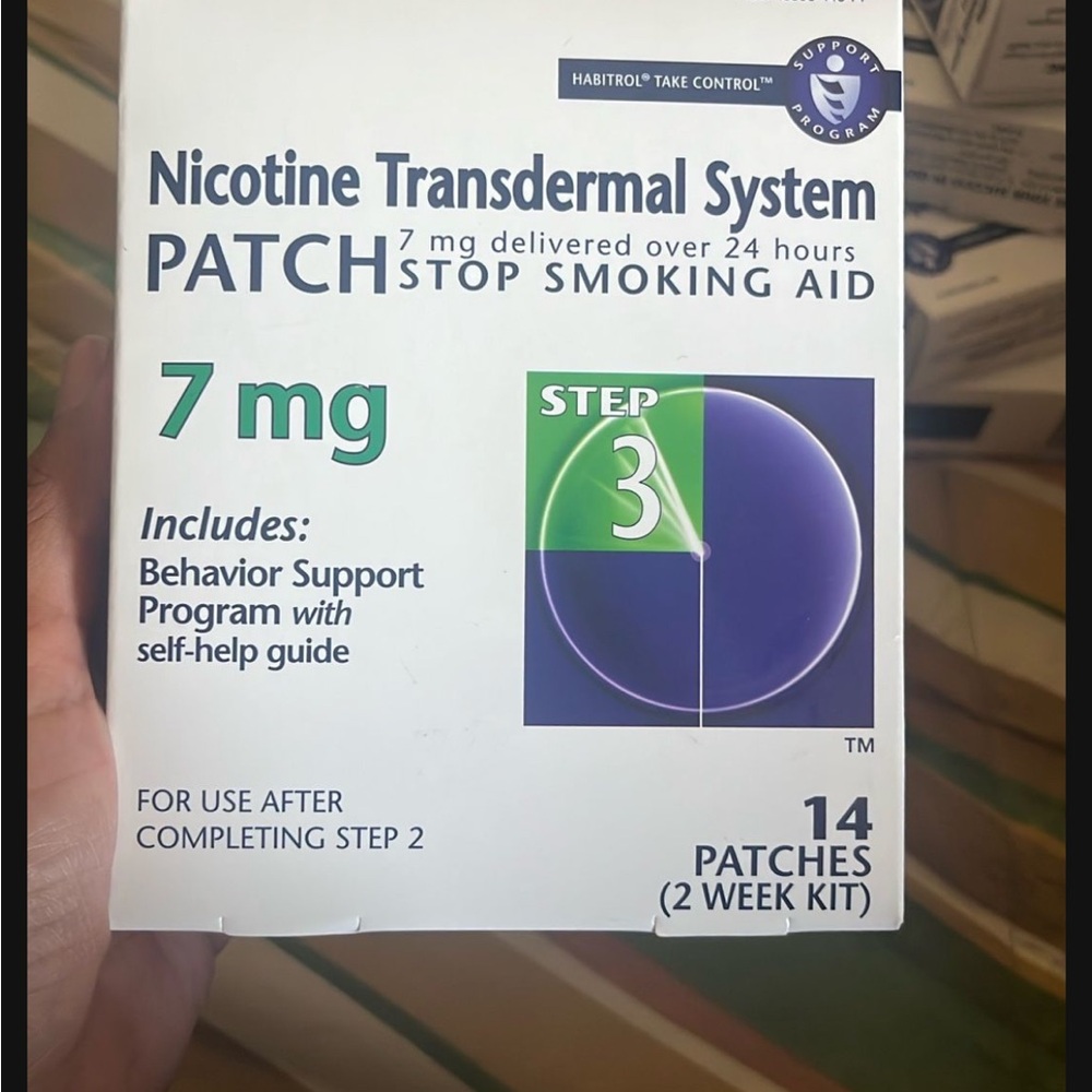 13 boxes of Nicotine Transdermal System Patch 7mg